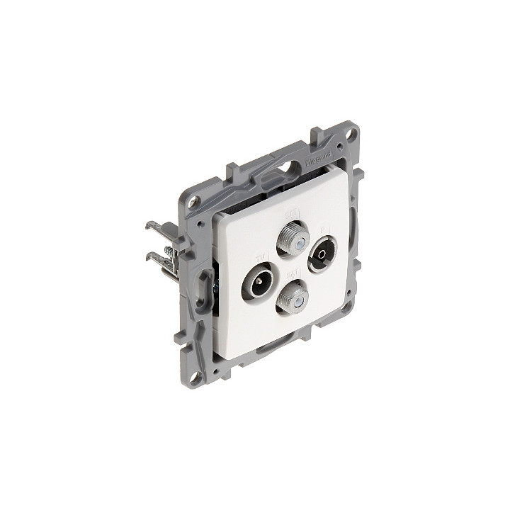 LEGRAND LE-764566 Niloe R-TV+2xSAT настенная розетка