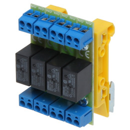NORMĀLI ATVĒRTS RELEJA MODULIS PK4-12-ZD DELTA