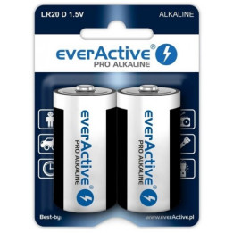 Everactive Pro Alkaline LR20/D 1,5V akumulatoru blisteris, 2 gab.