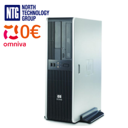 Used HP Compaq DC5750 SFF PC with AMD Athlon dual core processor, 2GB RAM, 120GB SSD, Windows 10 Home