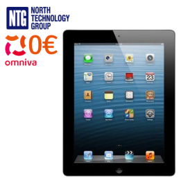 Used Apple iPad 4 with case defects 16GB WiFi + 3G black
