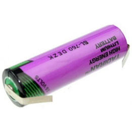 Tadiran SL-760 AA 14500 3.6V 2.2Ah 2200mAh LTC Li-SoCI2 Non-Rechargeable Lithium Battery U-Tag Slugs