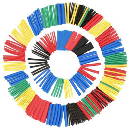 Rusee Heat Shrink Tubing Assortment 2:1 3 mm x 40 mm, 32 pc. (different colors)