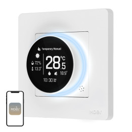MOES ZHT-SR-GB ZigBee termostats elektriskajai apkurei