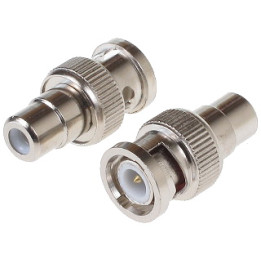 BNC-W/CINCH-G*P10 BNC uz RCA adapteris 75 Ohm