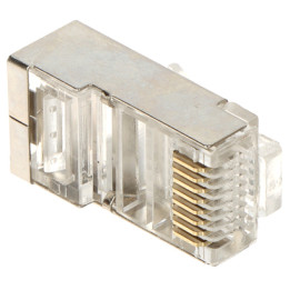 EZ RJ45T-EKRAN*P100 Ekranēts RJ45 spraudnis 100 gab.