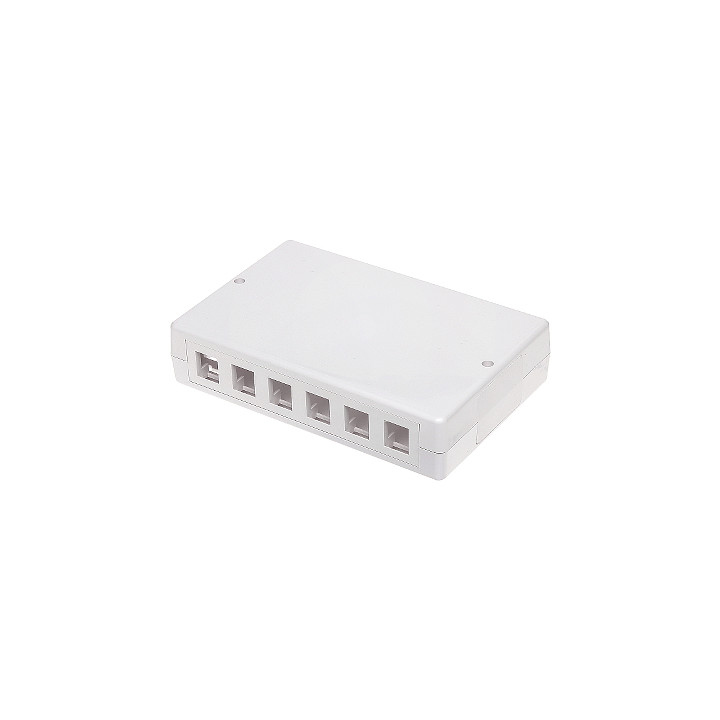 FX12-MULTI Keystone RJ45 ligzda balta