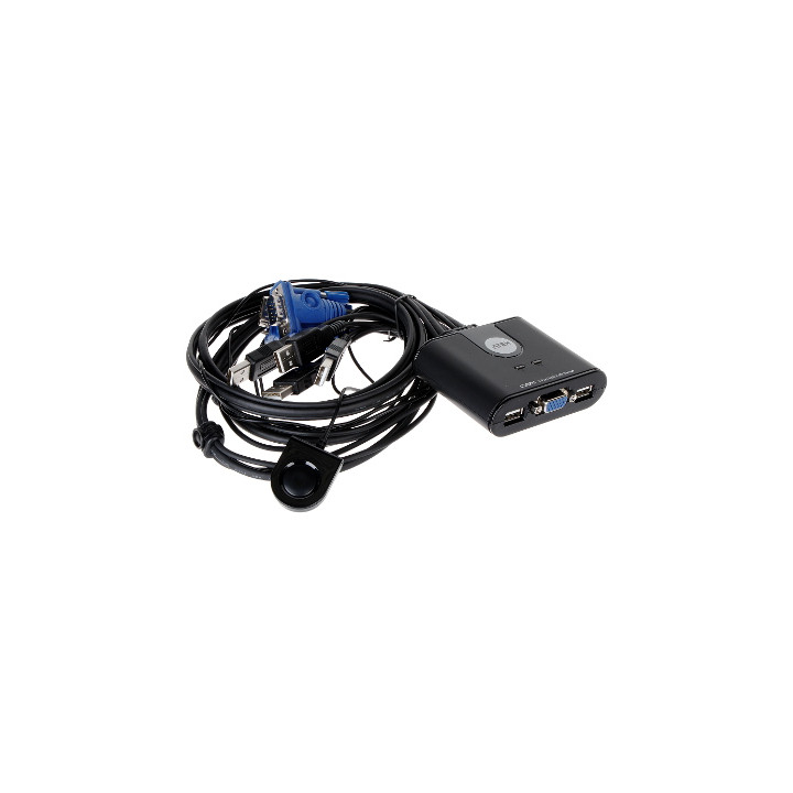 ATEN CS-22U 2 portu VGA USB KVM slēdzis