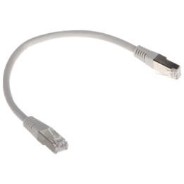 RJ45/FTP6/0.25-GY Cat6 FTP vads 0,25m pelēks