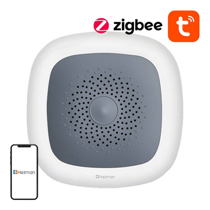 Inteliģenta temperatūras kontrole Zigbee Heiman HS1HT Tuya