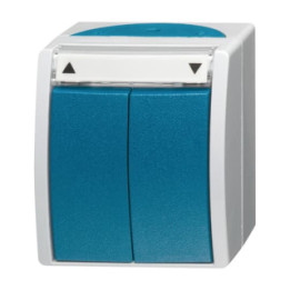 Busch-Jaeger 2601/4 W-53 Jalousieschalter Wippschalter, 1-polig