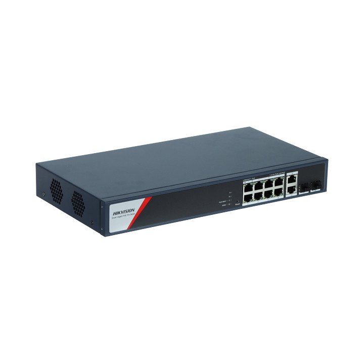 Hikvision DS-3E1512HP-SI-8P2T2F PoE slēdzis 8 PoE+ 2 SFP