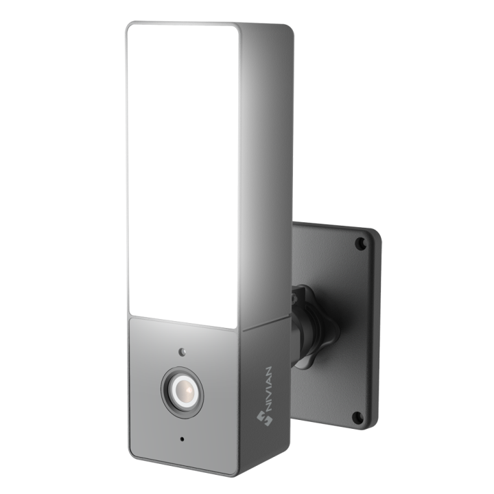 NIVIAN RETAIL NVS-IPC-L1 PTZ IP kamera 2MP 1080p Wi-Fi PoE IP65 āra ātrā kupola kamera ar IR un balto gaismu