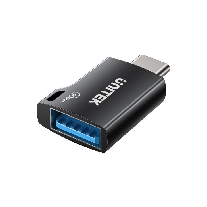 UNITEK A1048ABK01 USB-C uz USB-A adapteris melns