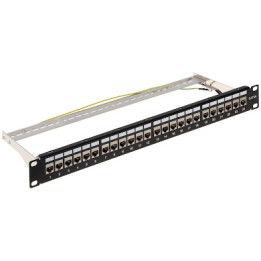 PP-24/RJ-FX/6AC2 24 portu RJ45 Keystone panelis