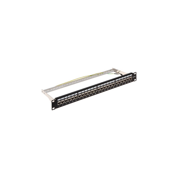 PP-24/RJ-FX/6AC2 24 portu RJ45 Keystone panelis