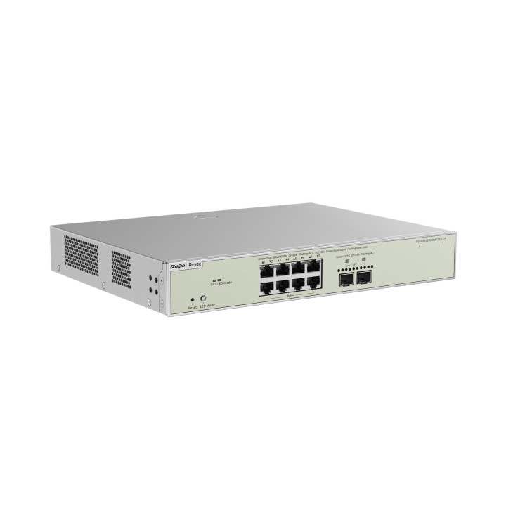Коммутатор RUIJIE RG-NBS5300-8MG2XS-UP с поддержкой PoE++, 8x 2.5G + 2x 10G SFP+