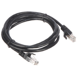 RJ45 vads 1,8m Melns RJ45/1.8-BLACK