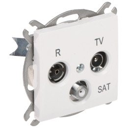 Elektro-Plast SANTRA/4153-10/EPN R-TV SAT ligzda balta