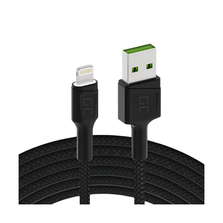 Green Cell KABGC12 USB-A Lightning кабель 2м