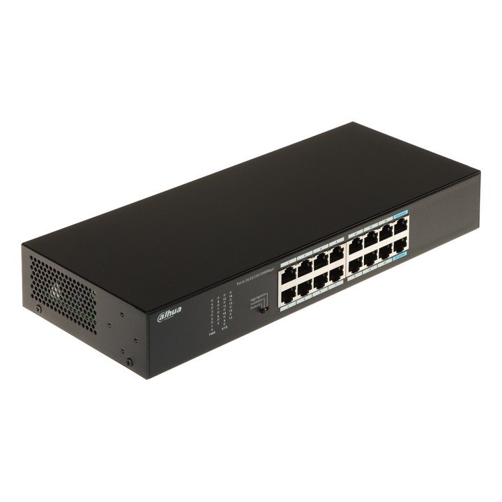 DAHUA S3016-16GT 16-портовый гигабитный управляемый коммутатор