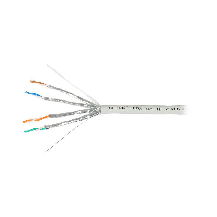 NETSET U/FTP/K6A/500M/SET Cat6a U/FTP кабель 500м