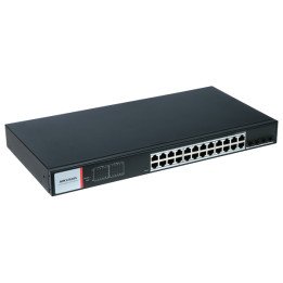 Hikvision DS-3T1528HP-SI-24P4F/NOPOWER 24 portu PoE slēdzis