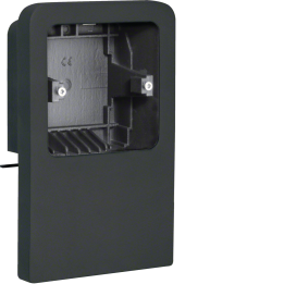 Hager SL201159329011 Universal Cable Trunking Box, Black