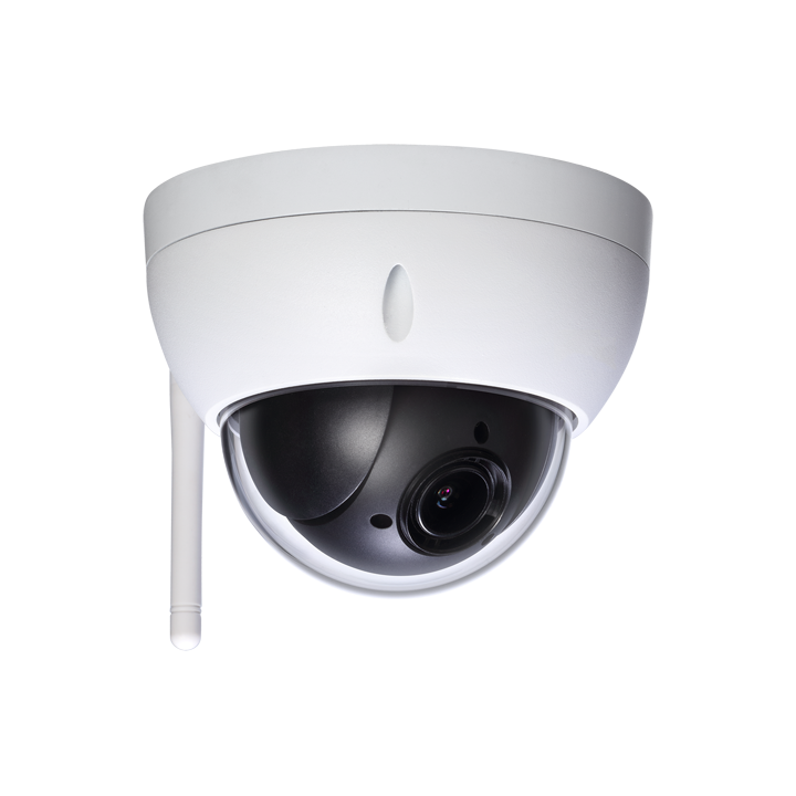 X-SECURITY XS-IPSD4604WH-4W 4MP IP66 Wi-Fi PoE āra PTZ kupola kamera ar 2.7-11mm objektīvu un microSD slotu