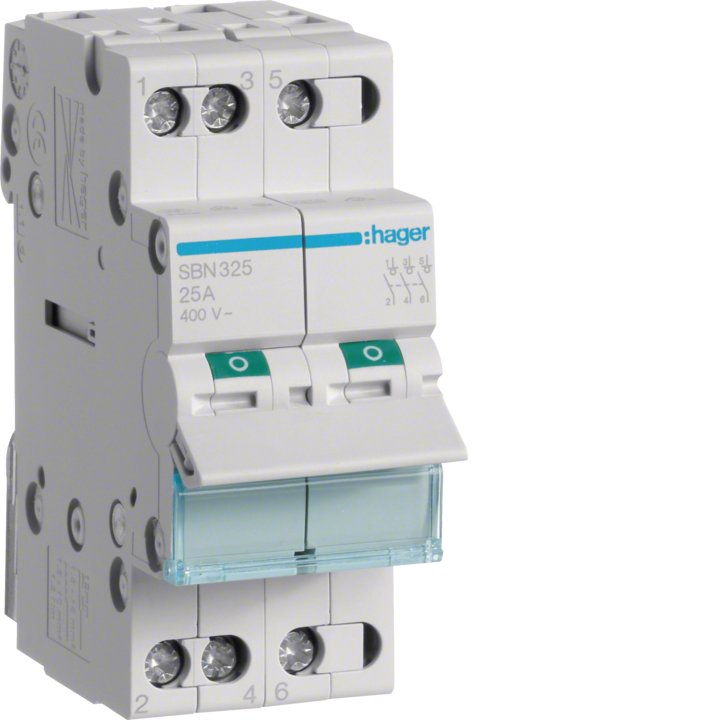 Hager SBN325 3P 25A Switch