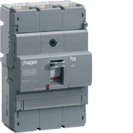 Hager HNB160H MCCB x250 3-Pole 160A 40kA Thermal-Magnetic