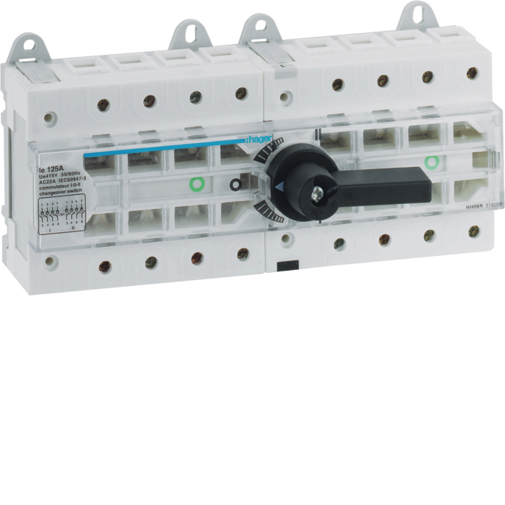 Hager HI406R Modular Changeover Switch 125A