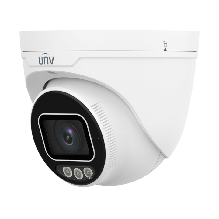 UNIVIEW PRIME UV-IPC3634SB-ADZKM-DL-I1 4MP torņa IP kamera ar divkāršu apgaismojumu, 40m IR, IP67, PoE